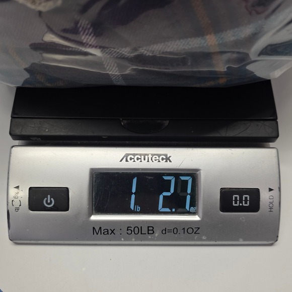 Rustic Ridge Sherpa Lined Flannel Shirt Womens L Blue Plaid Cozy Button Shacket - Picture 15 of 16